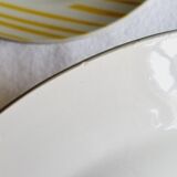 Set of 5 soup plates FB Badonviller