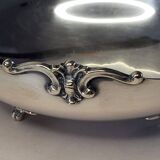 Italian 800 Silver Oval Footed Bowl