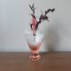 Murano pink gadrooned vase | Kristall Mary workshop - Italy |