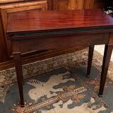 Mahogany game table console from the Napoleon III period