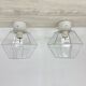 Pair of Limburg Glashütte ceiling lamp flush mount , 1970s