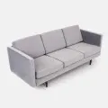 Alta sofa silver velour, Scandinavian design