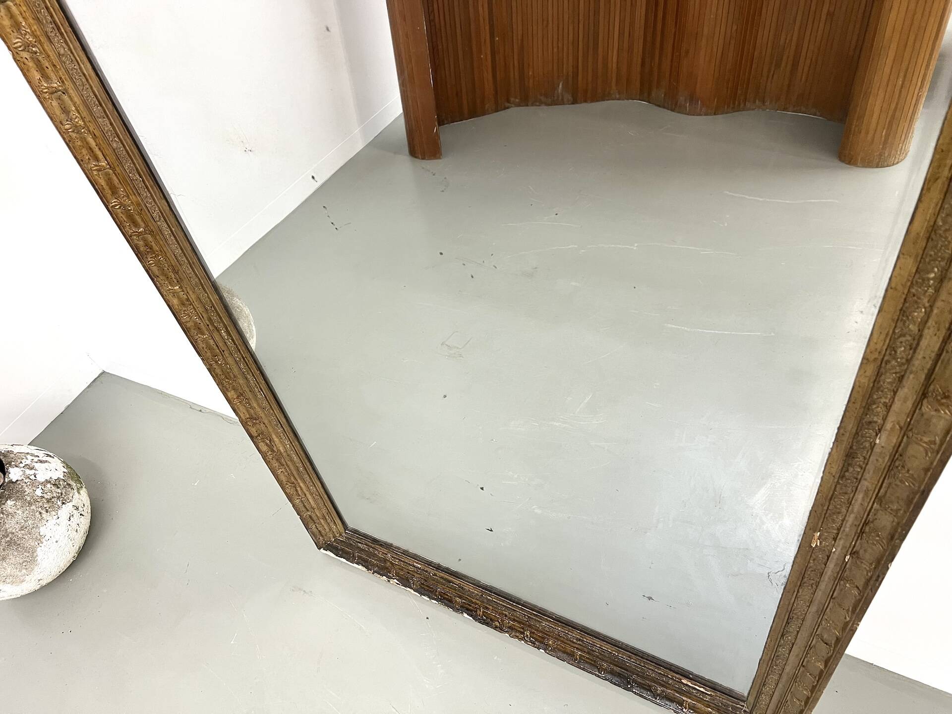Miroir ancien doré, vers 1900