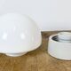 Vintage White Porcelain Ceiling Light, 1970s