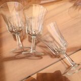 Set 11 vintage wine glasses
