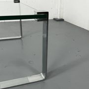 Chrome Steel and Glass Modernist Schmitt Draenert Coffee Table, 1970s