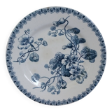 Assiette plate Gien Capucines Terre de fer