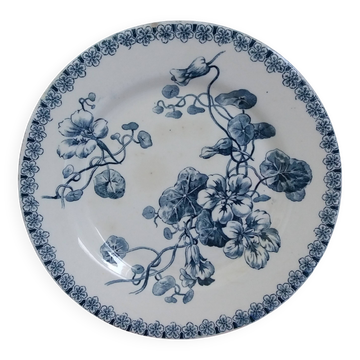 Gien Capucines Terre de fer flat plate