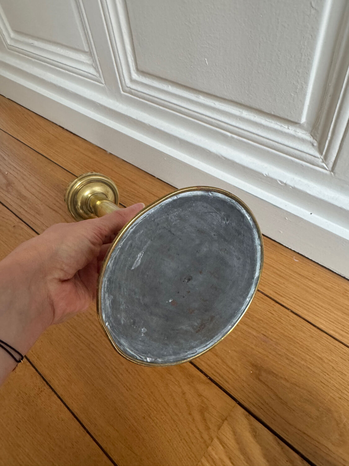 Brass candlestick 26 cm