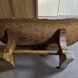Elm burl coffee table