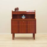 Teak secretary, Danish design, 1970s, production: Denmark