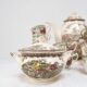 English coffee service for 12 people, “The Friendly Village” Johnson Bros 1960
