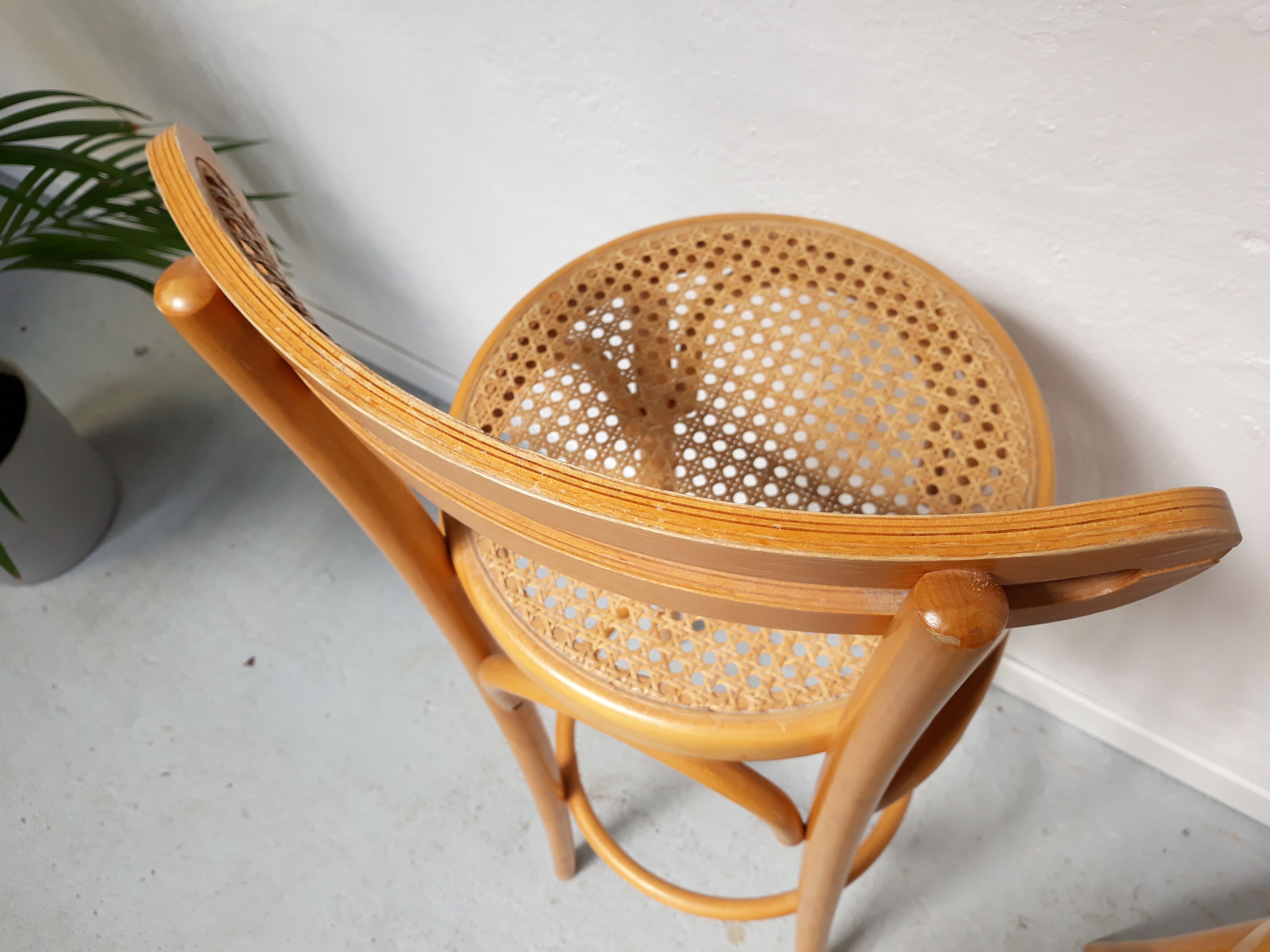 Pair of high chairs bistro stools