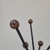 Vintage parrot coat rack with balls, 1950s design