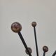 Vintage parrot coat rack with balls, 1950s design
