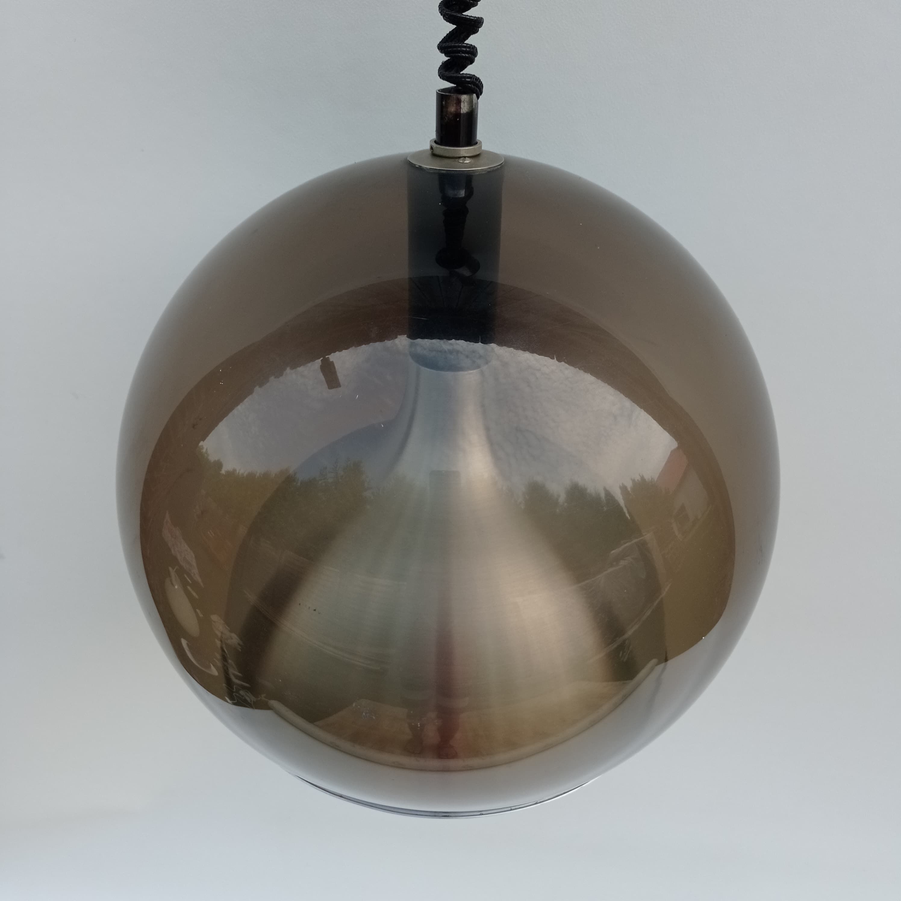 Hanging lamp Temde with height adjustment, 1970s, Germany