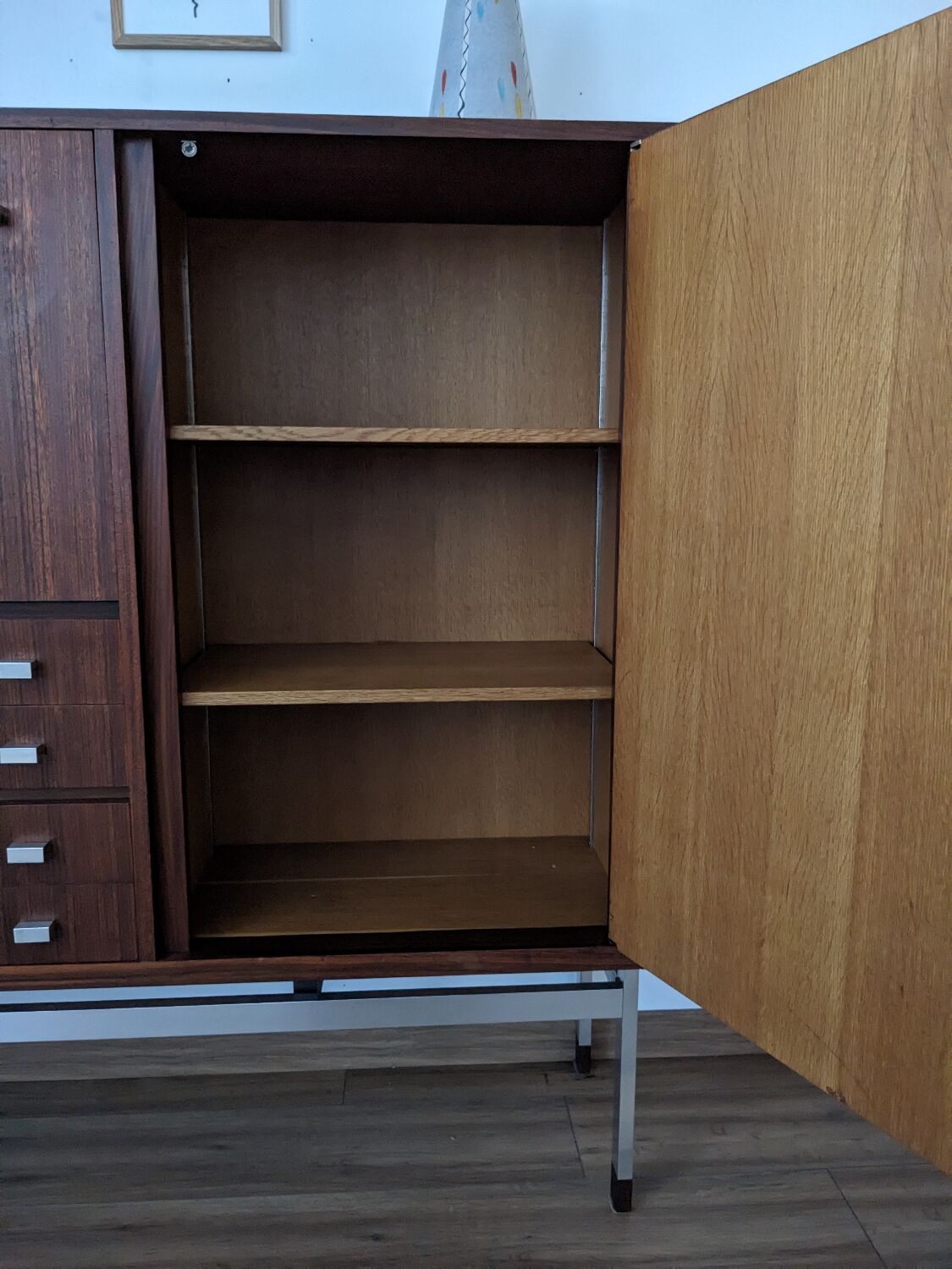 vintage secretary desk Scandinavian design