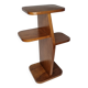 Art Deco style solid wood side table, 53 cm