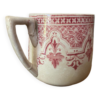 Iron Earth cup décor burgundy/pink fresco