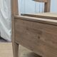 Antique armchair in raw wood
