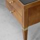 Midcentury Italian Desk In Walnut, Brass And Glass.