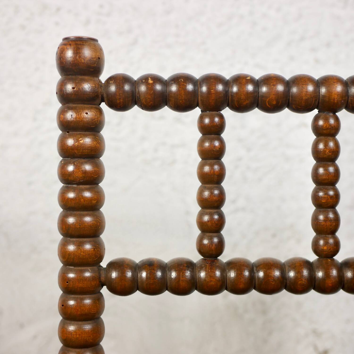 Pair of corner spool chairs