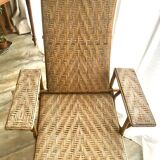 Rattan lounge chair