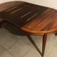 Dining table by Vestervig Eriksen Scandinavian rosewood from the 60s extendable