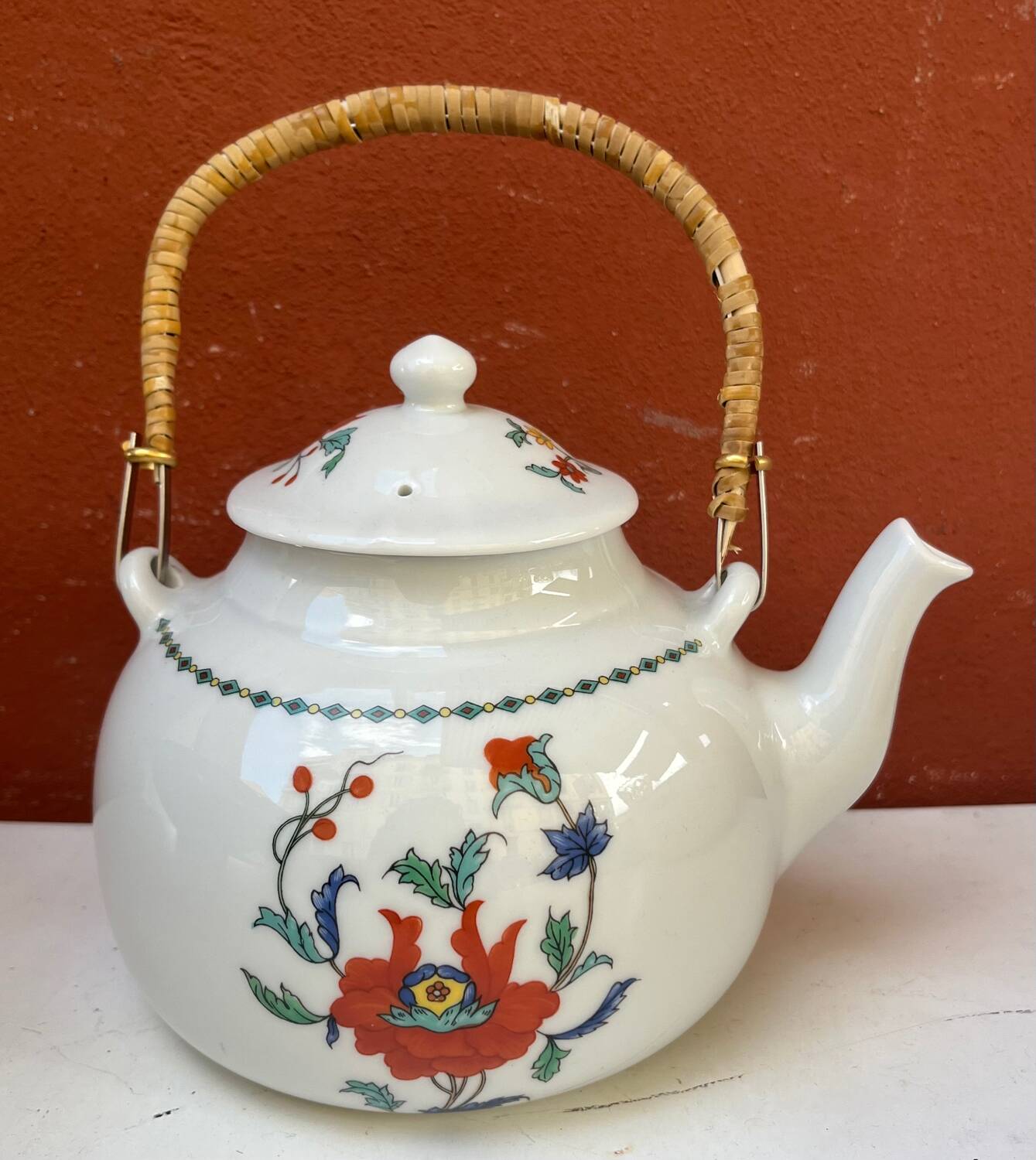 Porcelain teapot