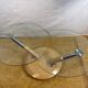 Vintage Tokyo Twist Swivel Coffee Table – Extendable Glass Top Stylish