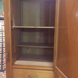 Art Deco cabinet in oak and veneer