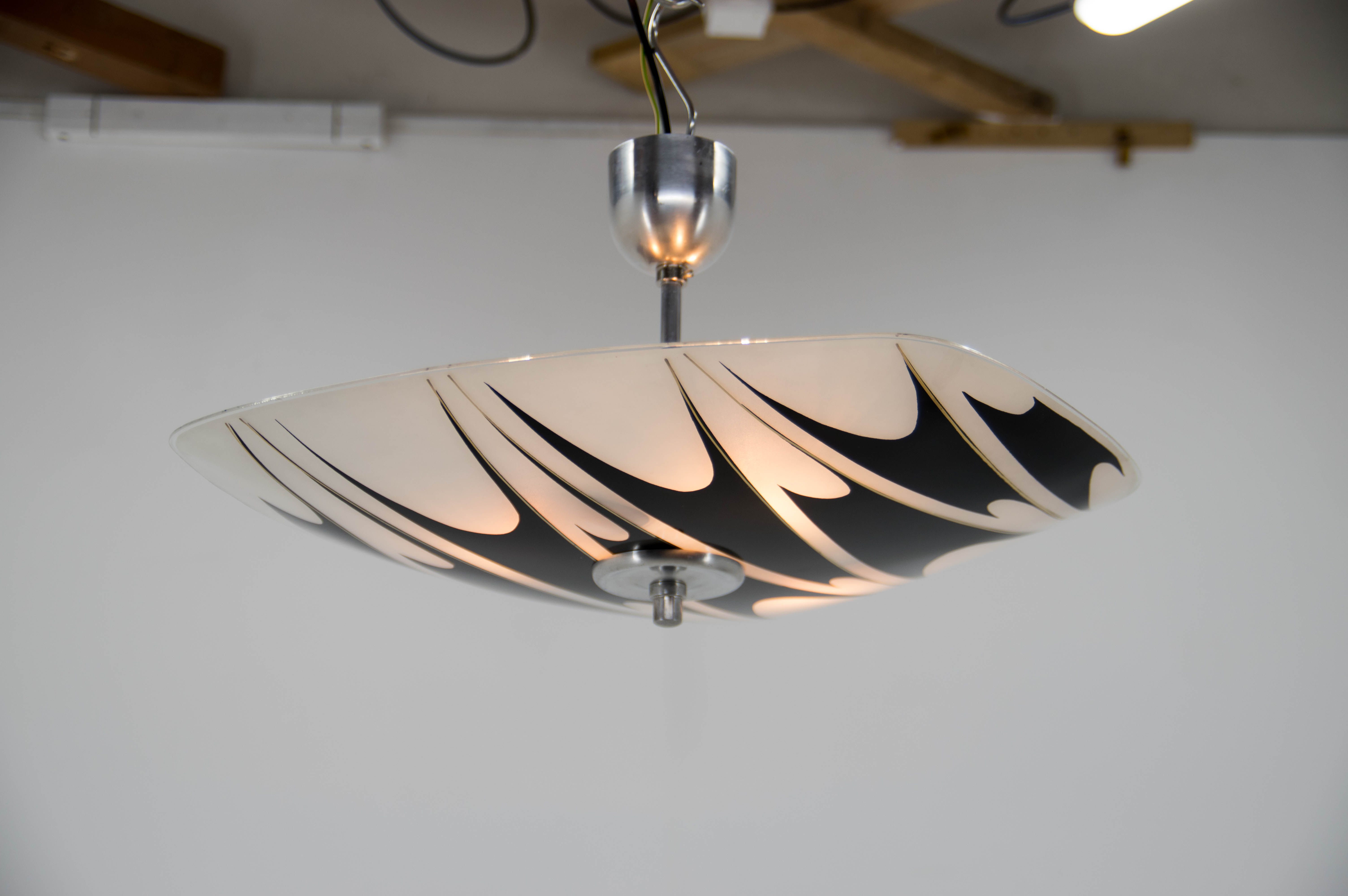 Mid-century design chandelier, 1950