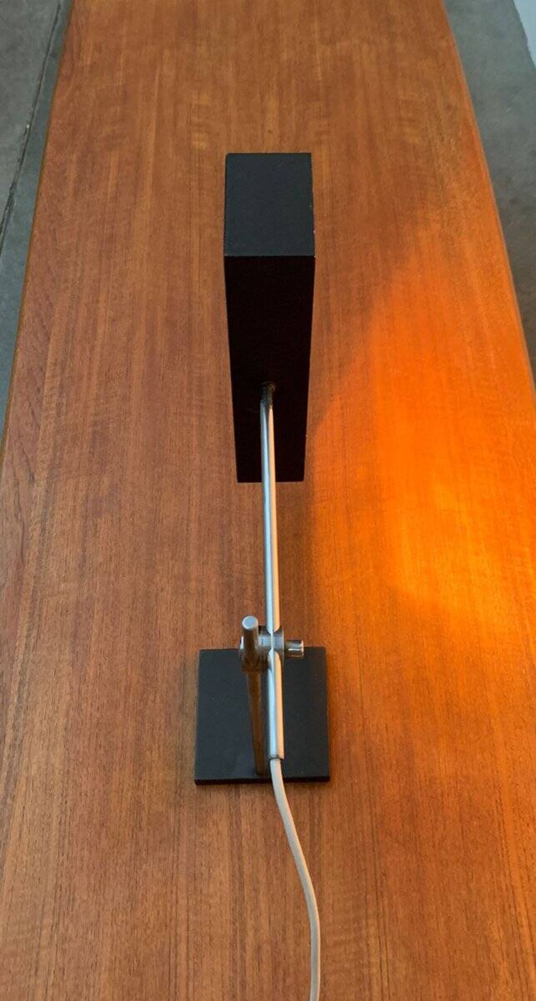 Lampe de table minimaliste du milieu du siècle, années 1960, lot de 2