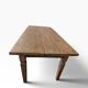 Farm table/vintage dining table in solid wood