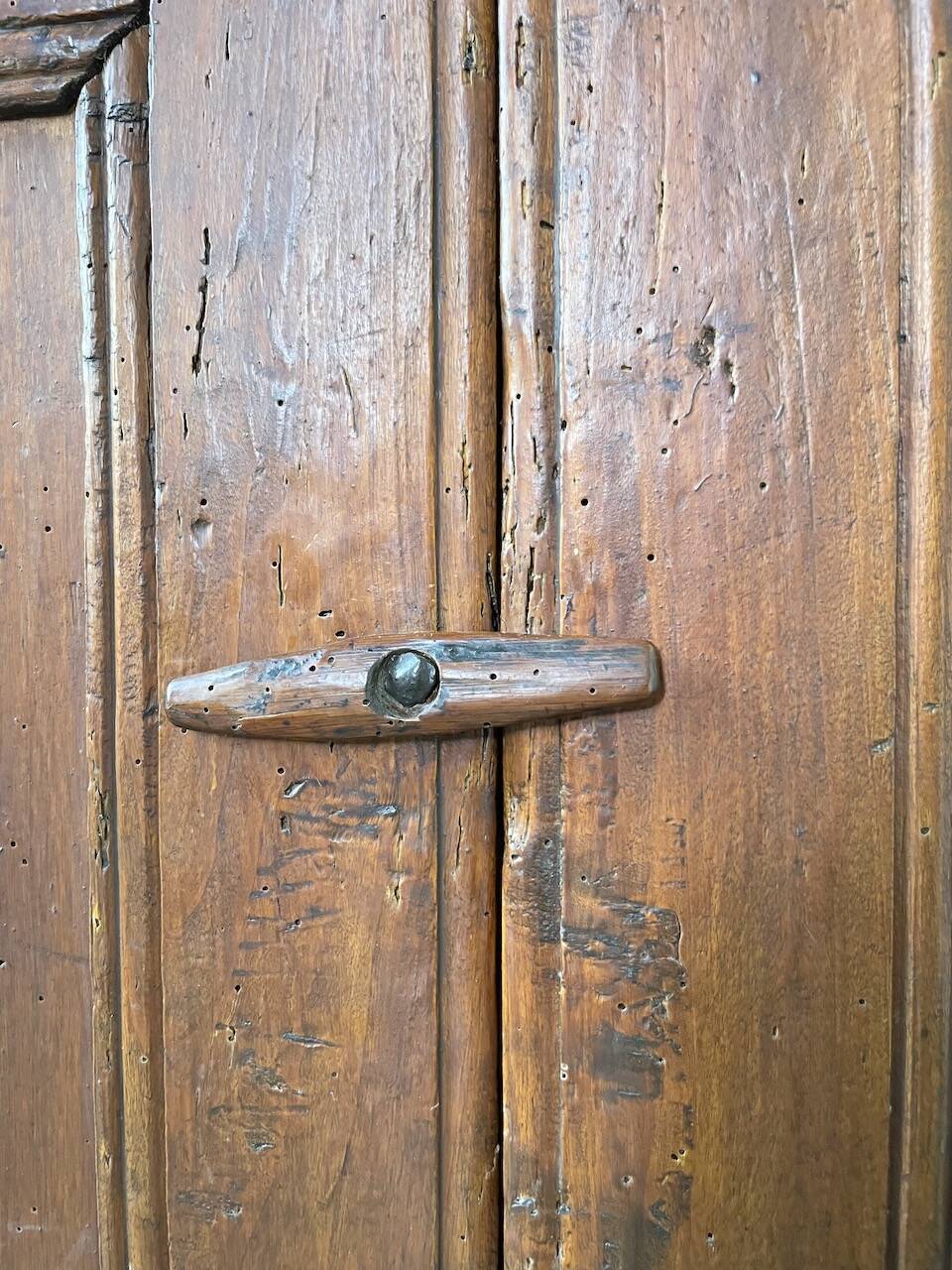 Jam cabinet, folk art furniture, oak, 19th century