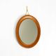 Rare Mid Century Modern teak wall mirror by ARY Fanerprodukter Nybro Sweden