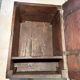 Rustic chest in old wood, original fittings