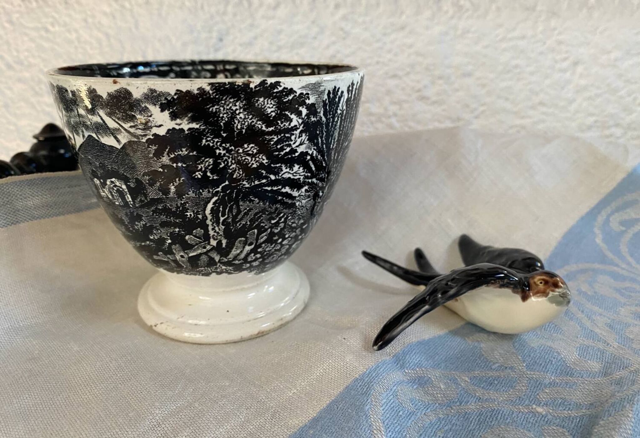 English earthenware cup 19th century
