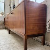 Enfilade teck XL années 60 constructiviste