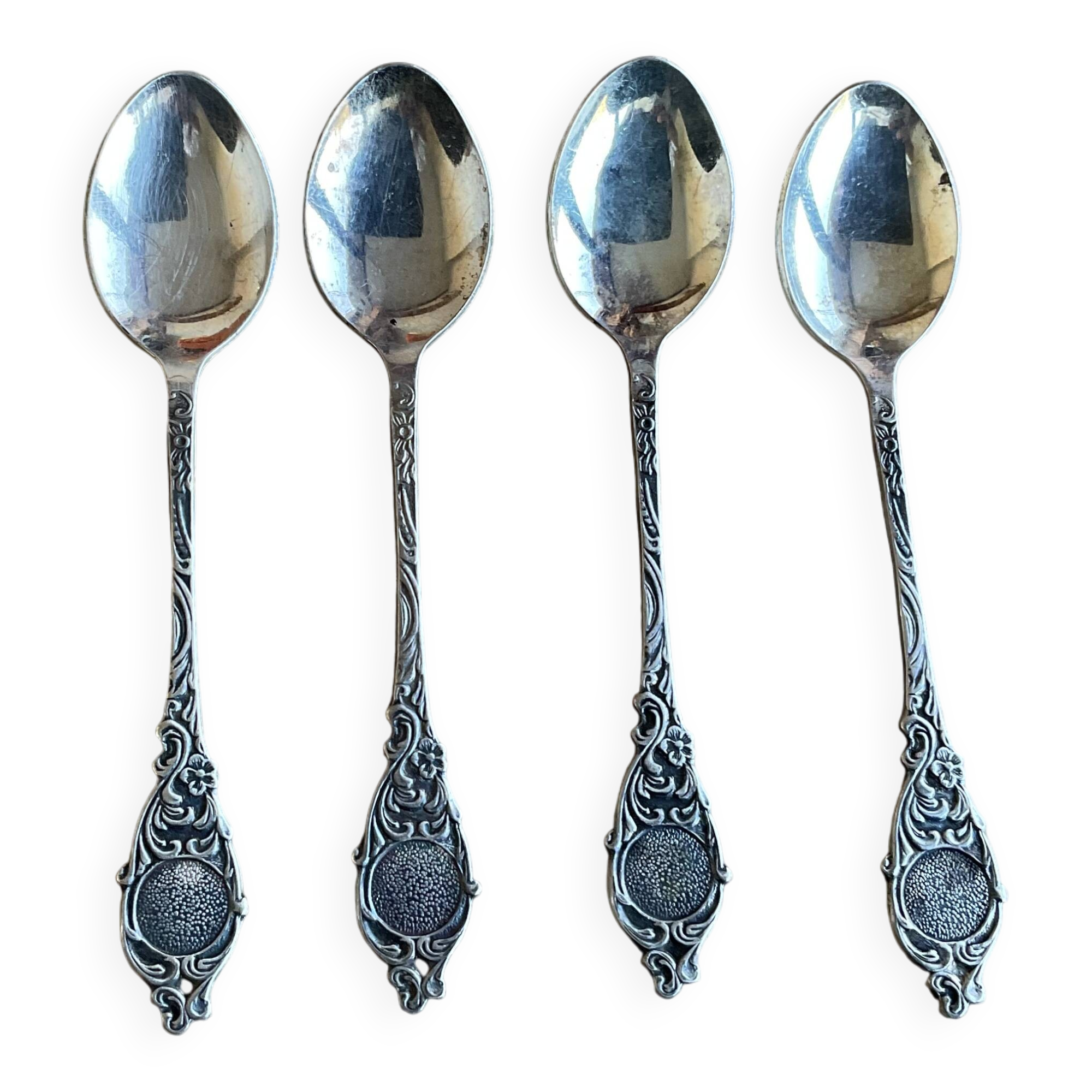 4 Moka spoons. Vintage. Holland