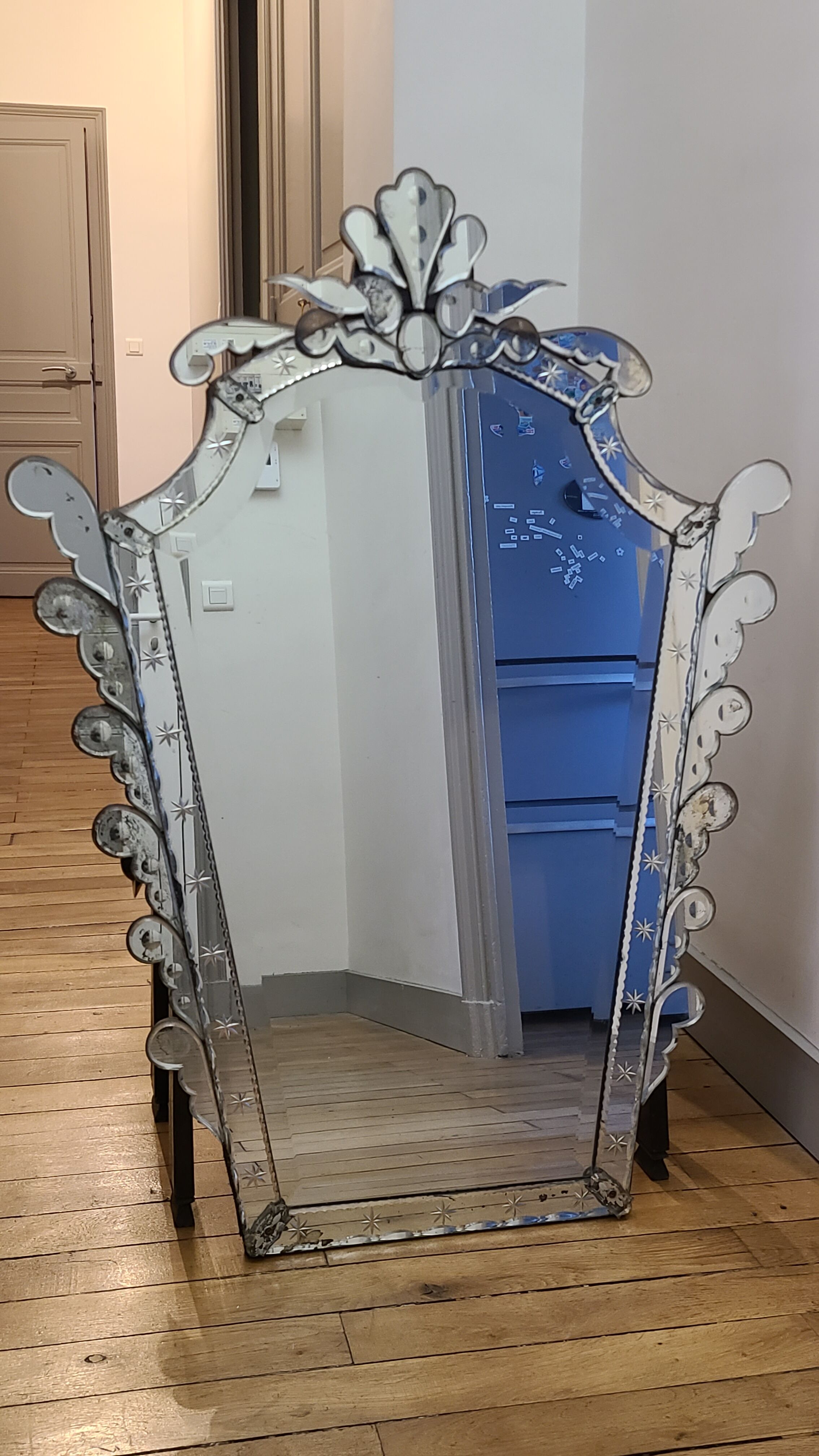 Miroir vénitien 1960, 105x80 cm