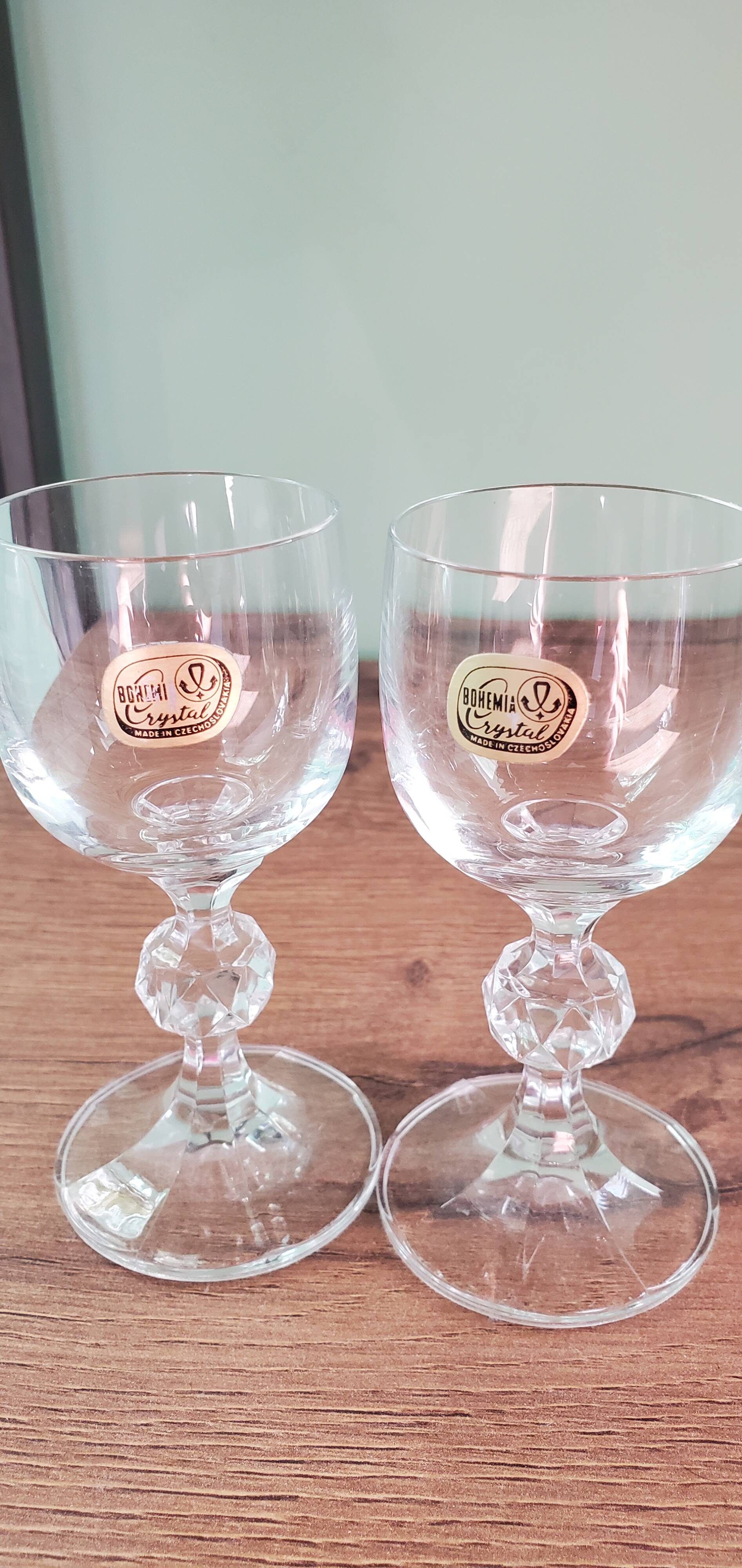 Verres en cristal