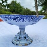 Coupe compotier Longwy Chinois XIXe salamandres
