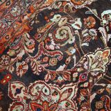 Tapis vintage fait main Tabriz du Moyen-Orient 135cm x 220cm (1950s)