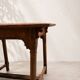 Occasional table or small antique display table in solid wood.