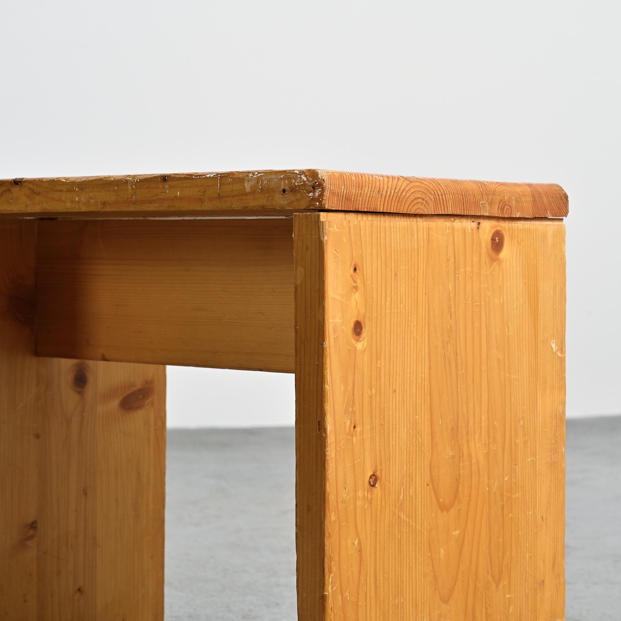 Pine stools from Les Arcs, circa 1975