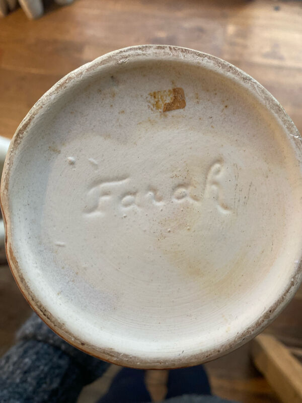 Service à orangeade en grès moucheté signé Farah, Vallauris années 1960-70