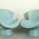 Ensemble de 2 fauteuils lounge Karim Rashid Kite pour Label, 2004