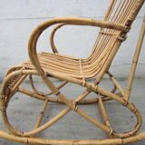 Rocking rattan 60s