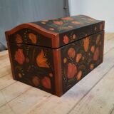 Painted chest in norman style